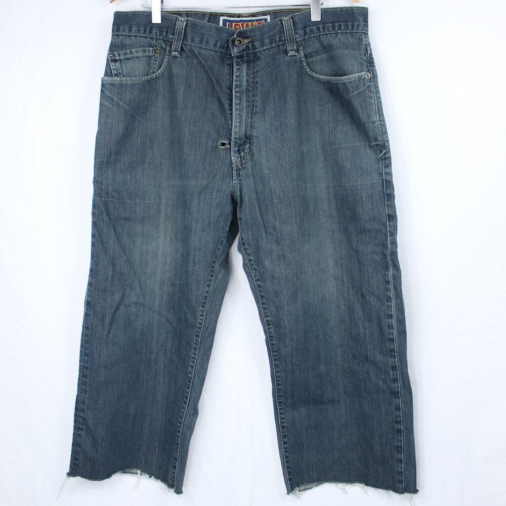 LEVI'S LOOSE STRAIGHT 569 SIZE 36 WIDE LEG CUT SK8 PANTS Y2K GRUNGE MUDDY SKATER